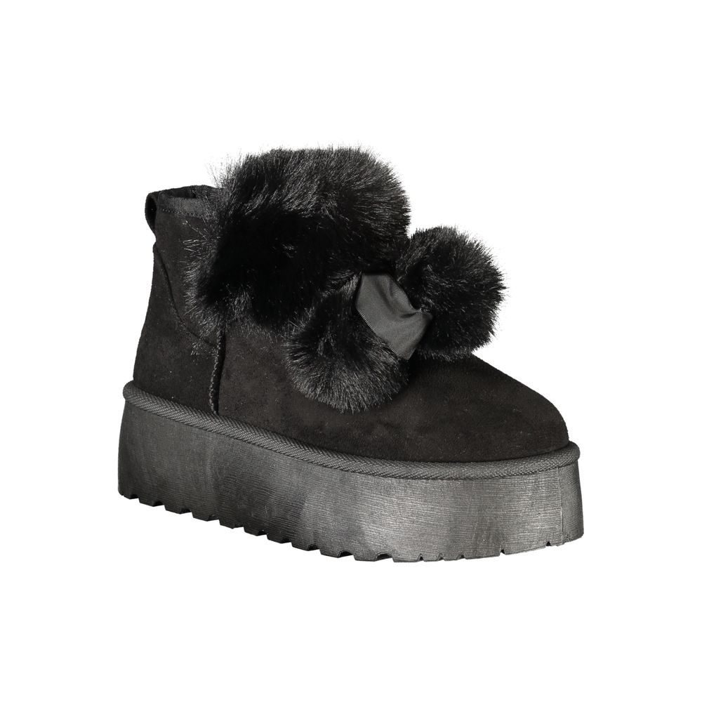 Laura Biagiotti Black Polyester Women's Boots