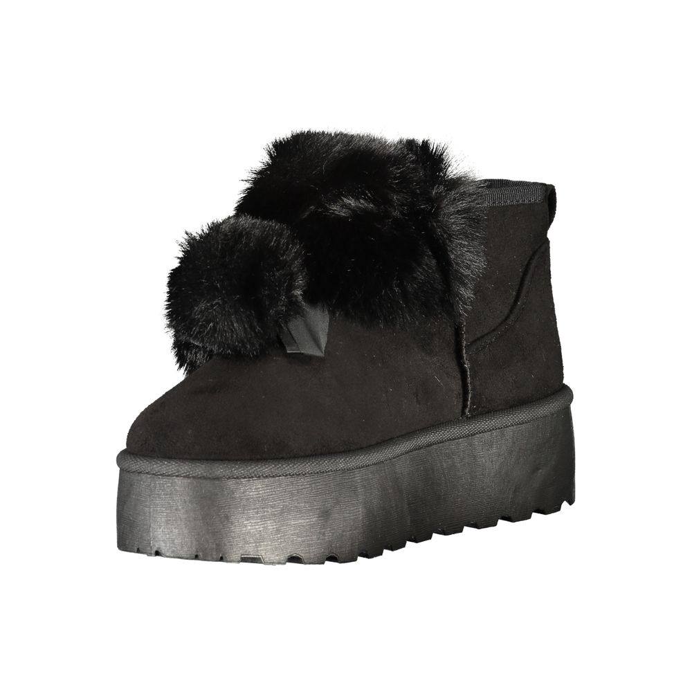 Laura Biagiotti Black Polyester Women's Boots