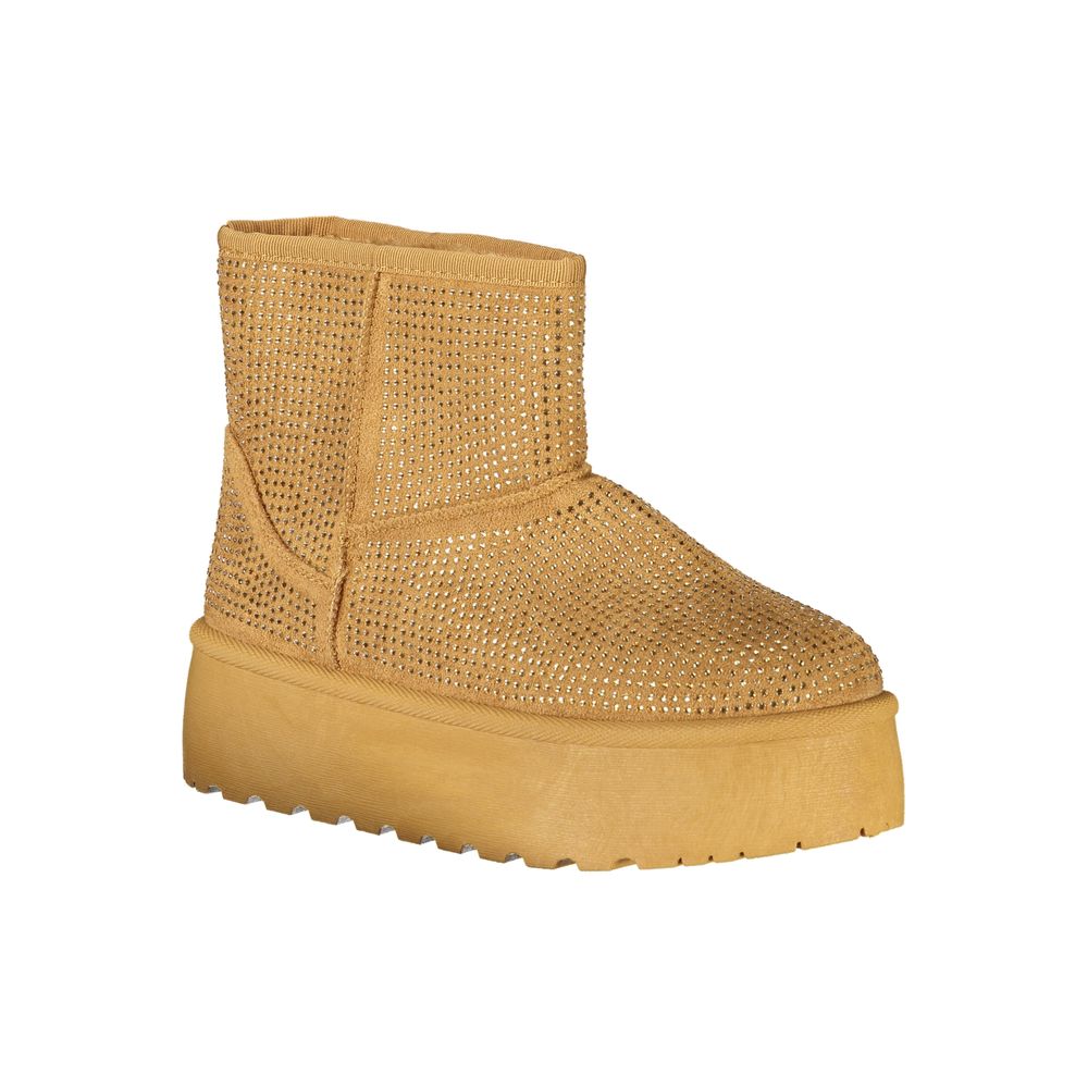Laura Biagiotti Brown Polyester Women's Boots