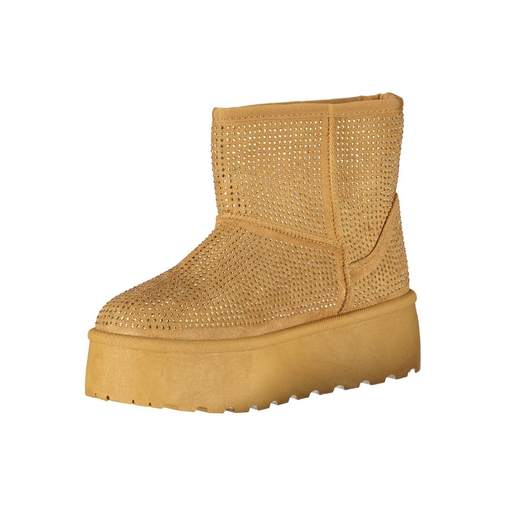Laura Biagiotti Brown Polyester Women's Boots