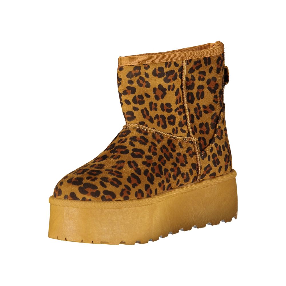 Laura Biagiotti Brown Polyester Women's Boots