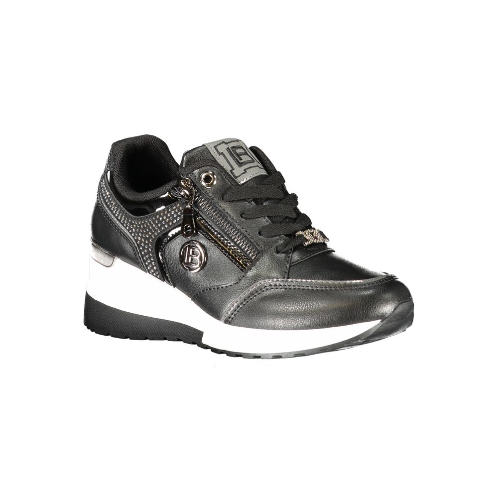 Laura Biagiotti Schwarze Sneaker aus Polyester