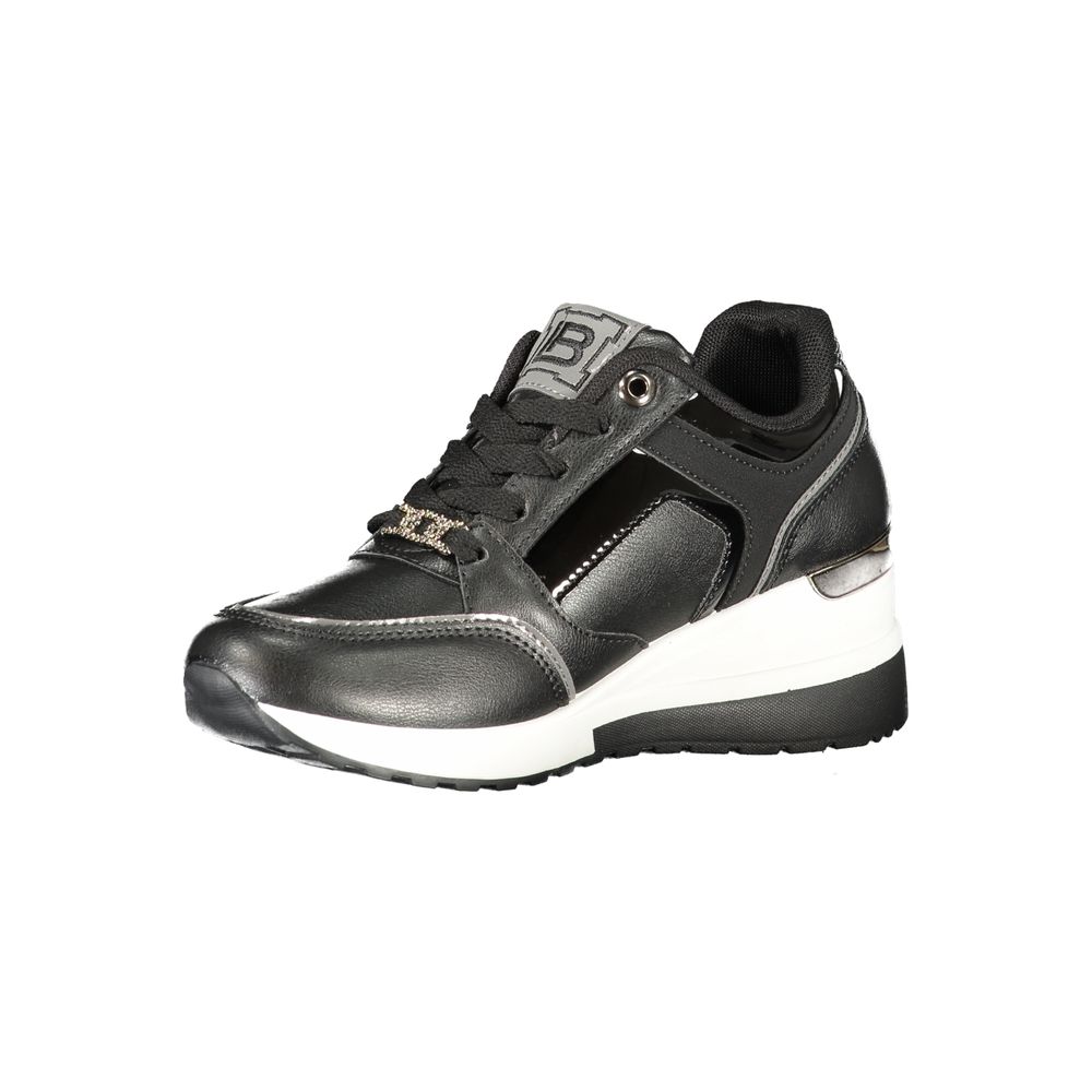 Laura Biagiotti Schwarze Sneaker aus Polyester