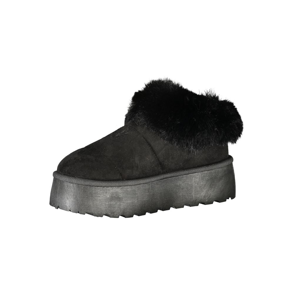 Laura Biagiotti Schwarzer Polyester Damen Sneaker