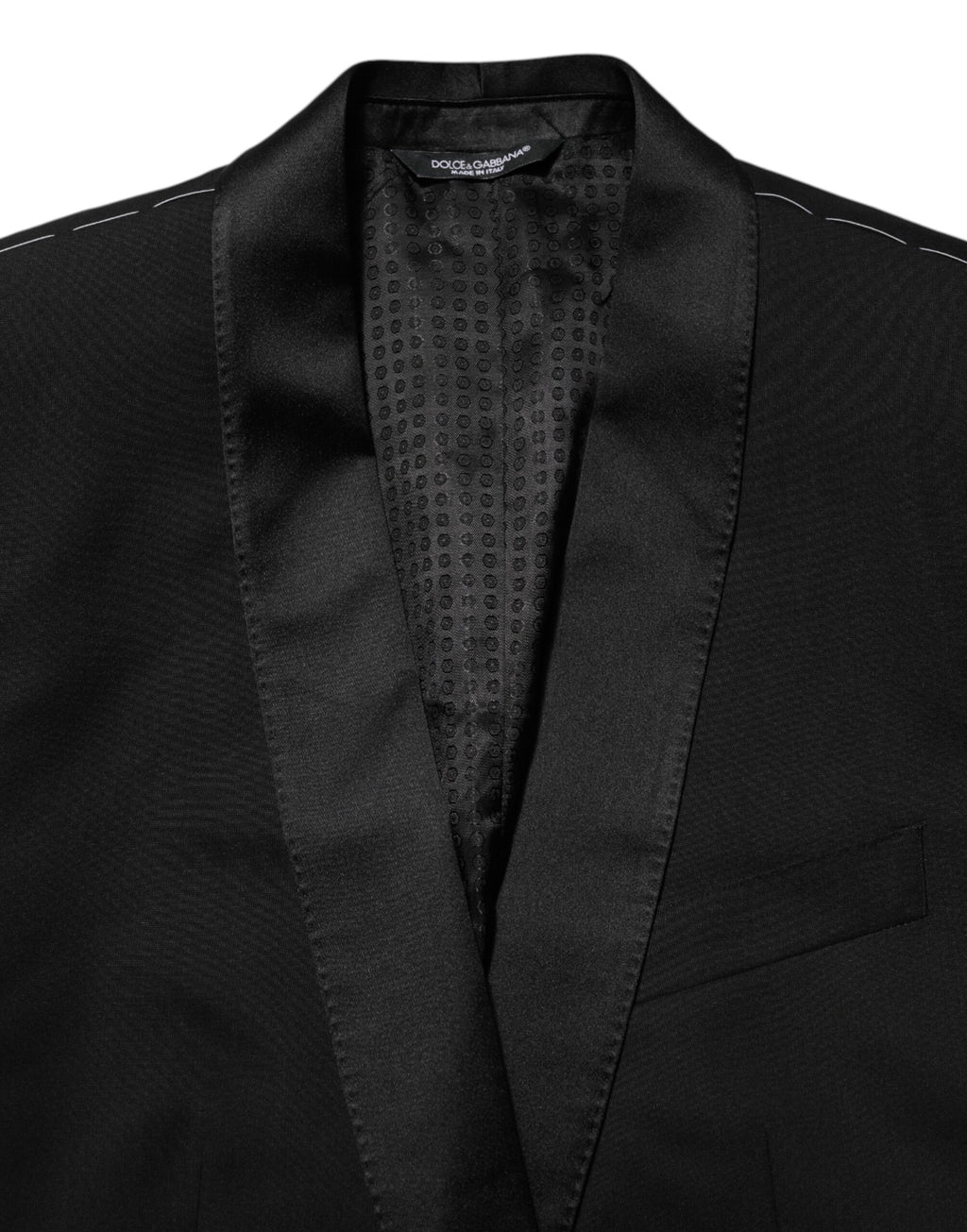 Dolce & Gabbana Schwarz MARTINI 1 Knopf Anzug Jacke Blazer