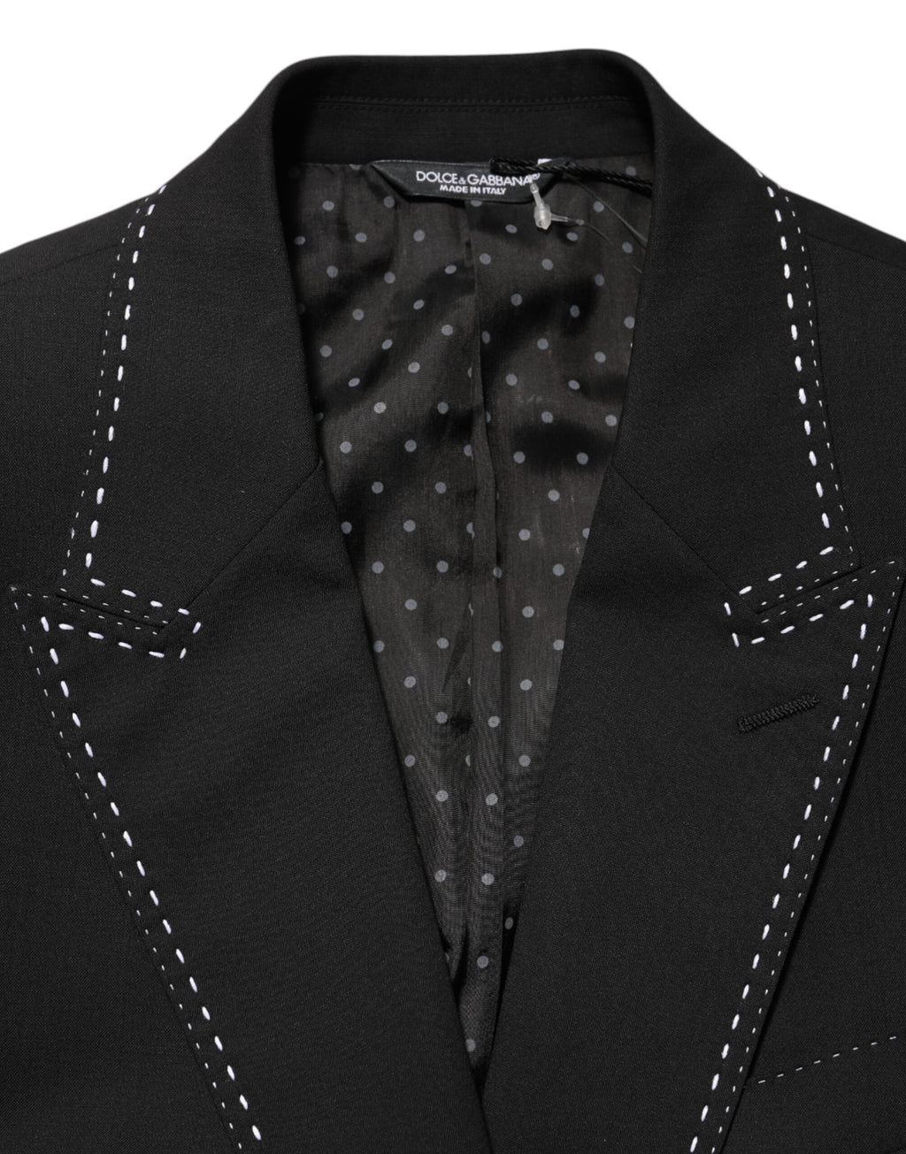 Dolce & Gabbana Schwarz SICILIA 2 Knöpfe Anzug Jacke Blazer