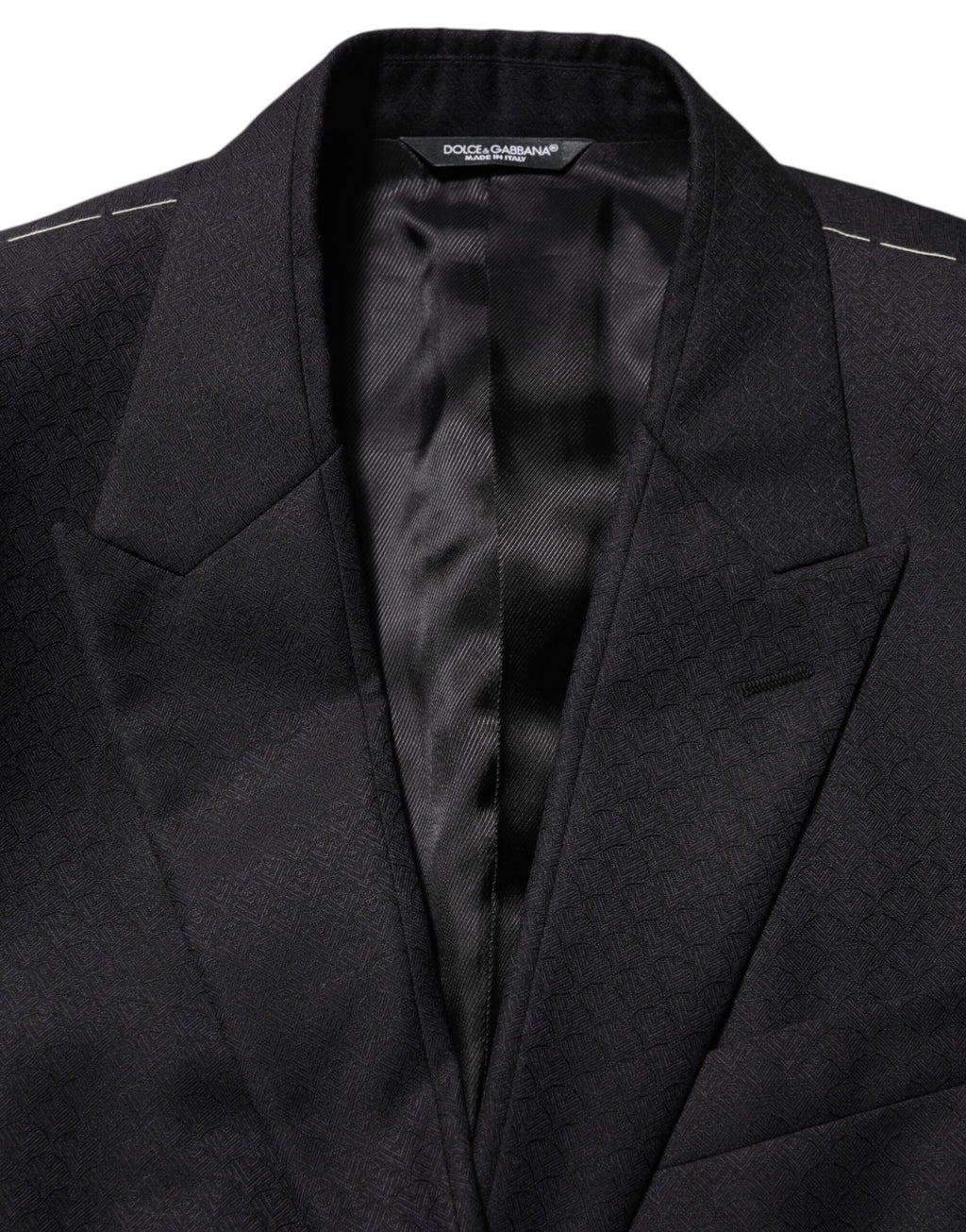 Dolce & Gabbana Black Wool 2 Button Suit Jacket Men's Blazer