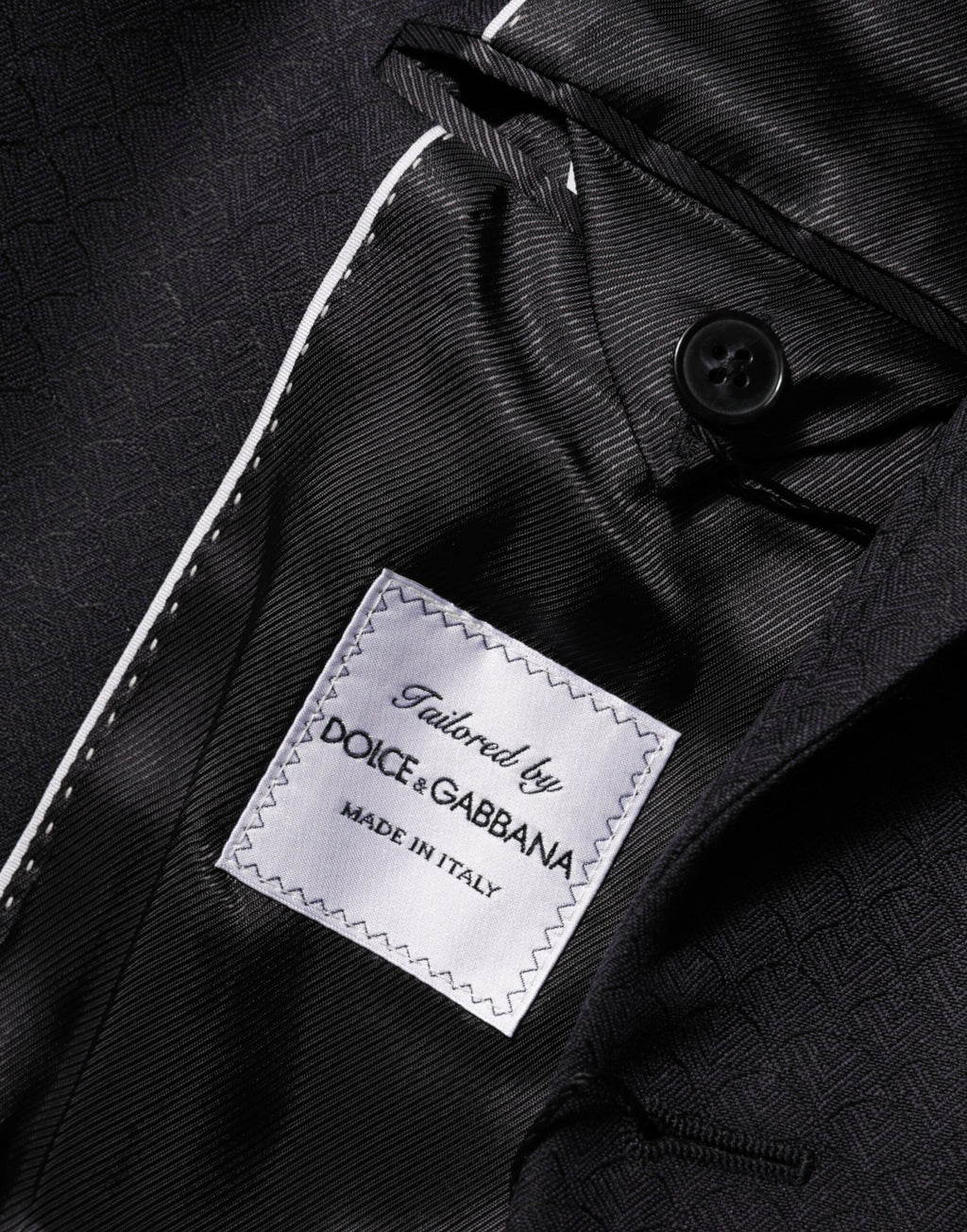 Dolce & Gabbana Black Wool 2 Button Suit Jacket Men's Blazer