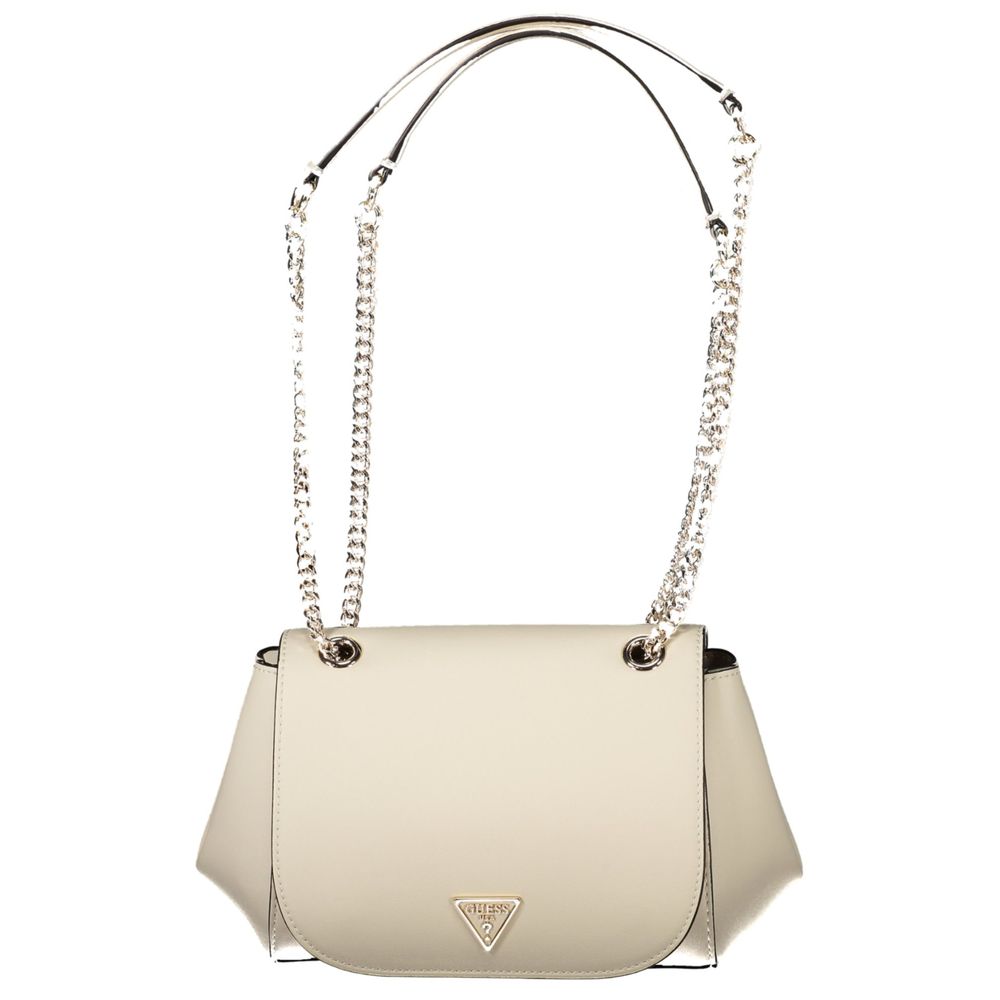Guess Jeans Handtasche aus weißem Polyethylen