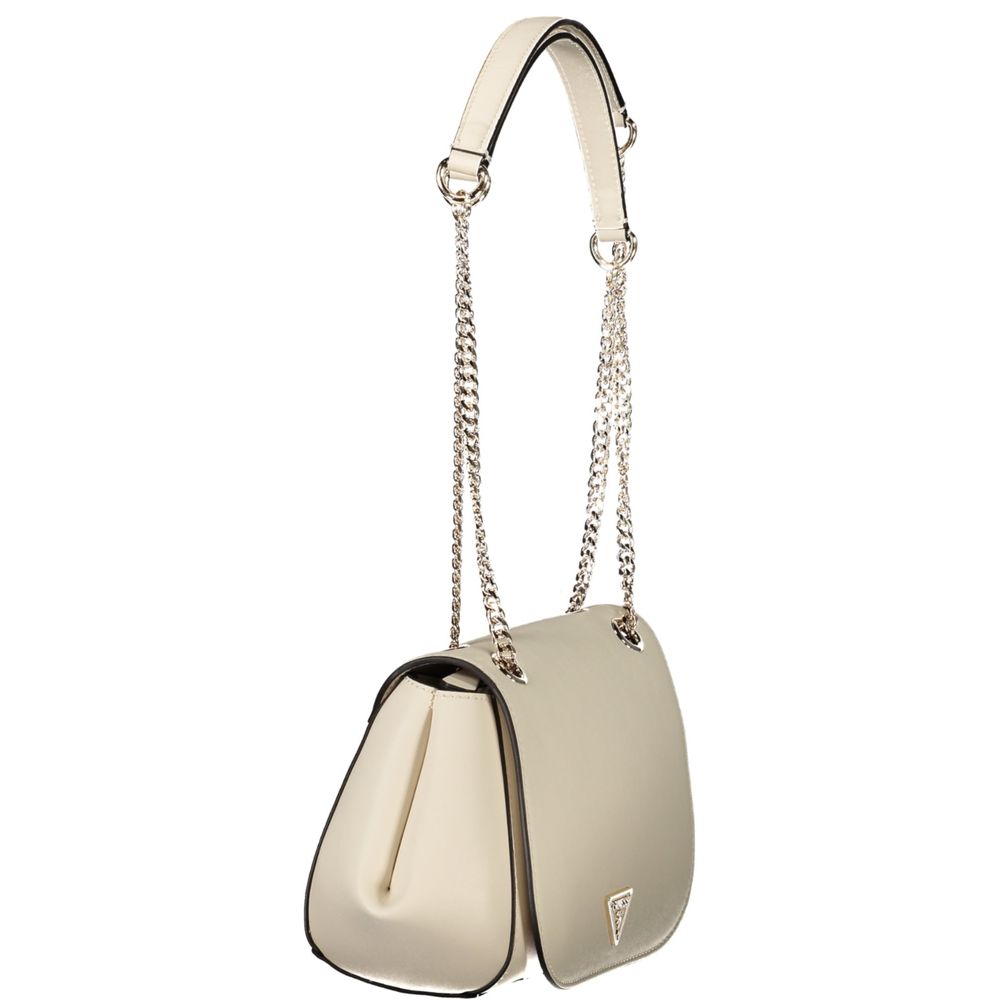 Guess Jeans Handtasche aus weißem Polyethylen