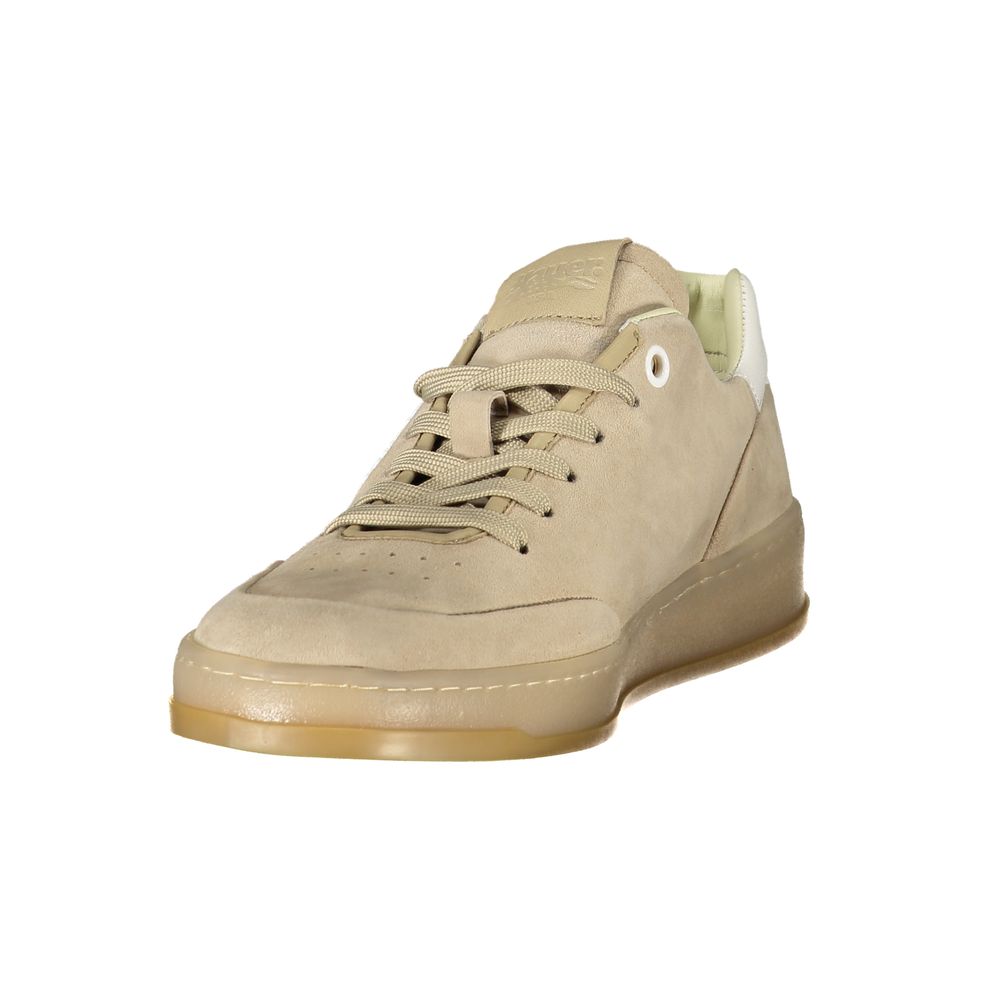 Blue Beige Polyester Sneaker