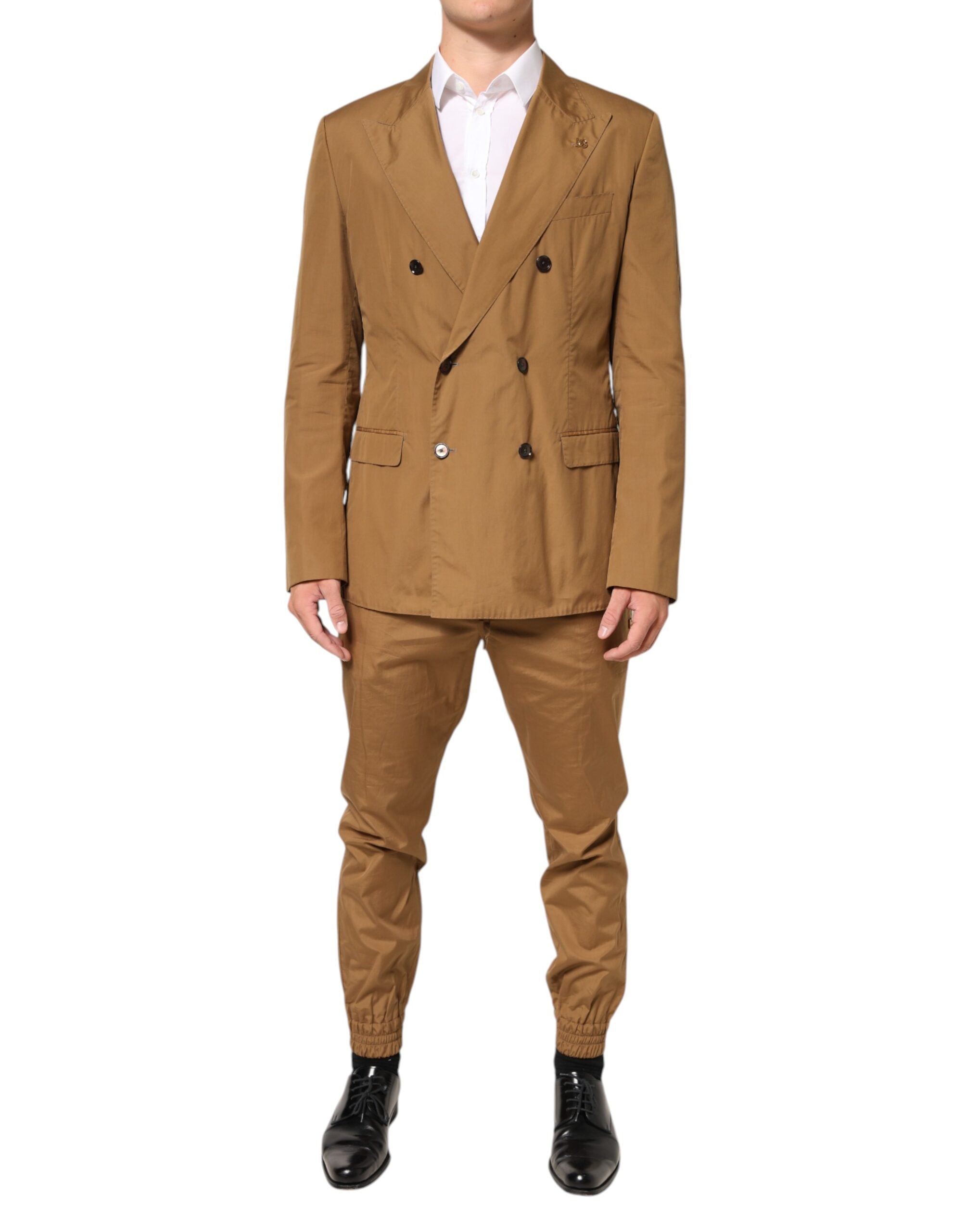 Dolce & Gabbana Brown TAORMINA Double-Breasted Suit, 2-piece