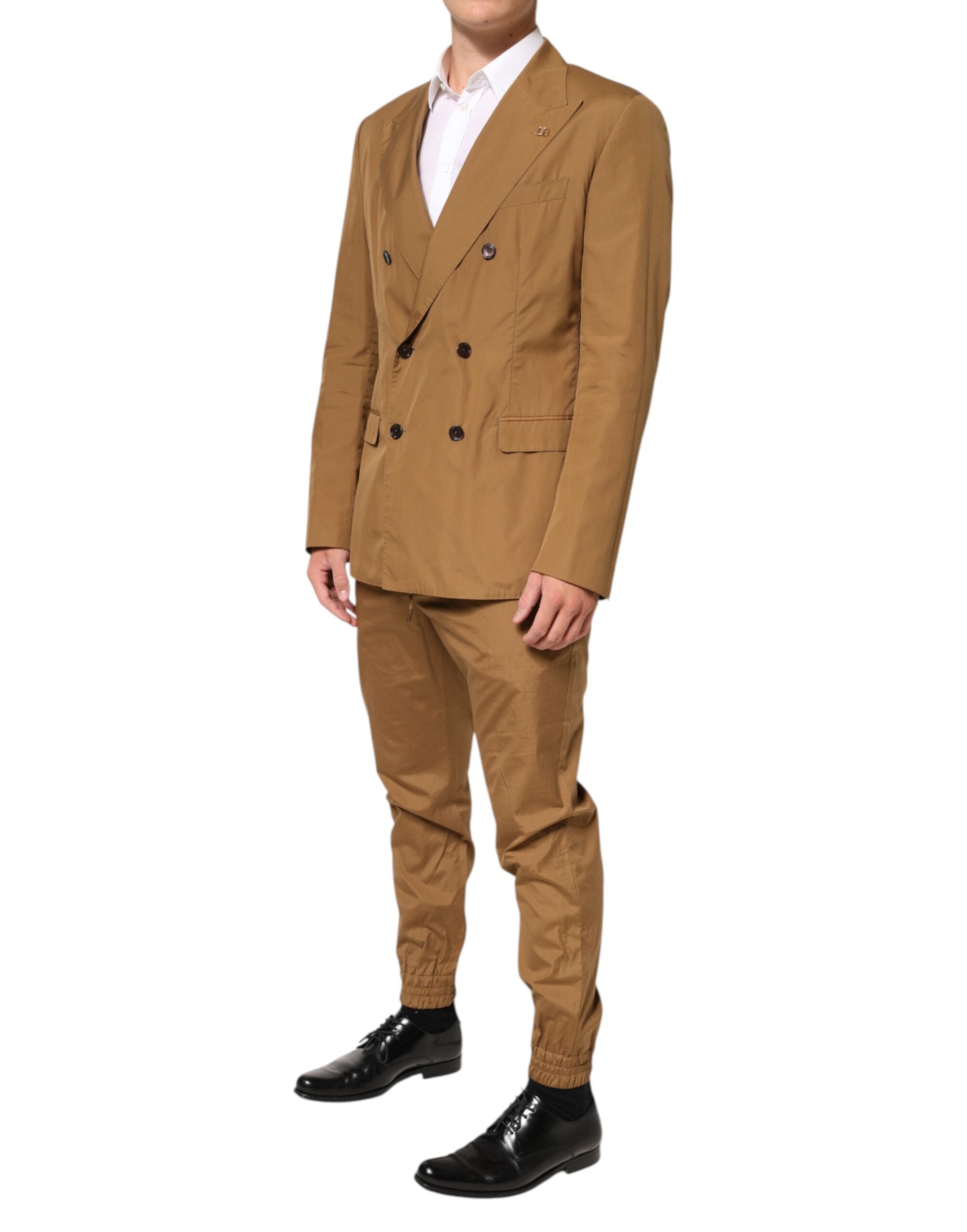 Dolce & Gabbana Brown TAORMINA Double-Breasted Suit, 2-piece