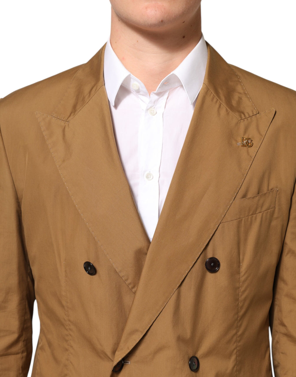 Dolce & Gabbana Brown TAORMINA Double-Breasted Suit, 2-piece