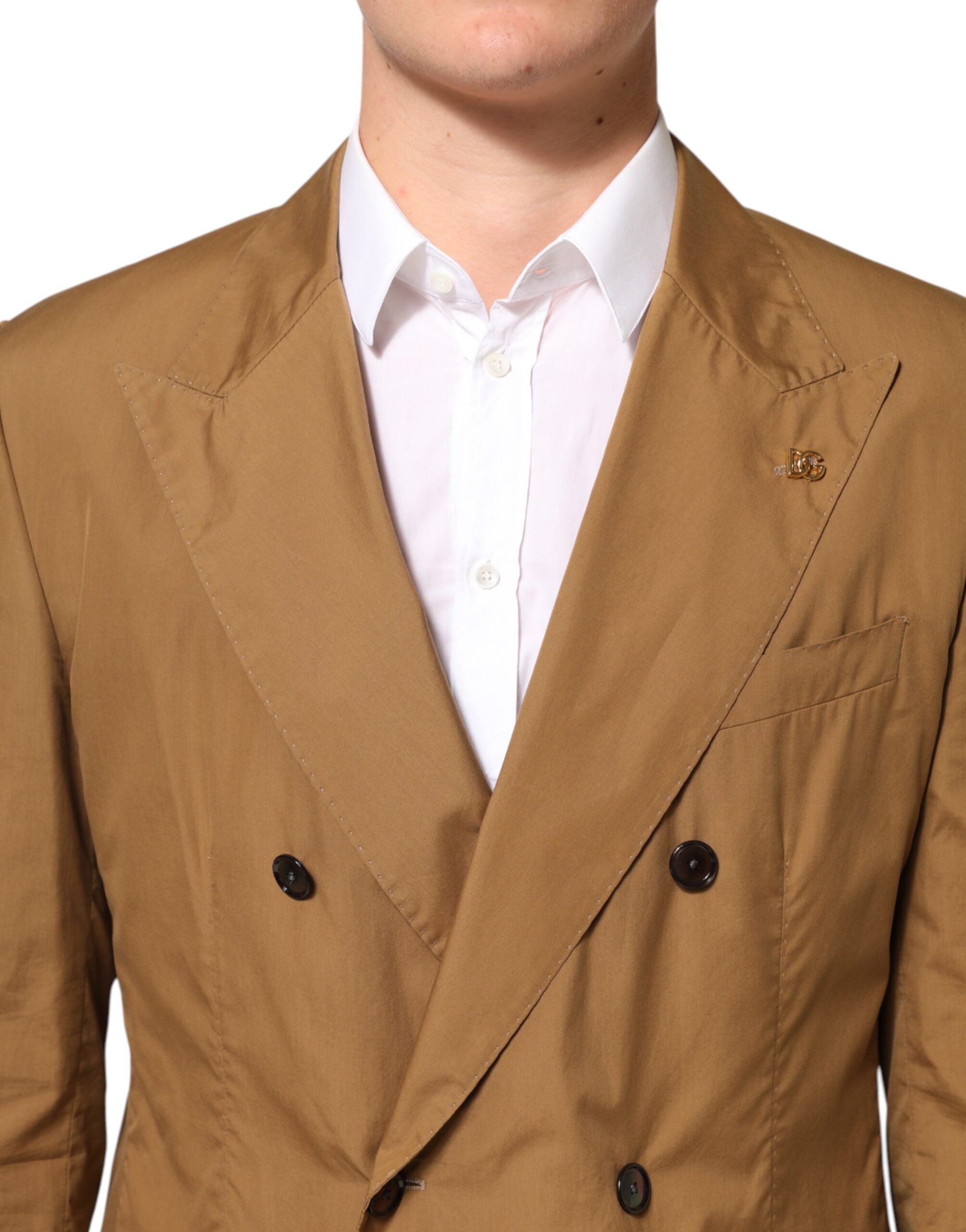 Dolce & Gabbana Brown TAORMINA Double-Breasted Suit, 2-piece