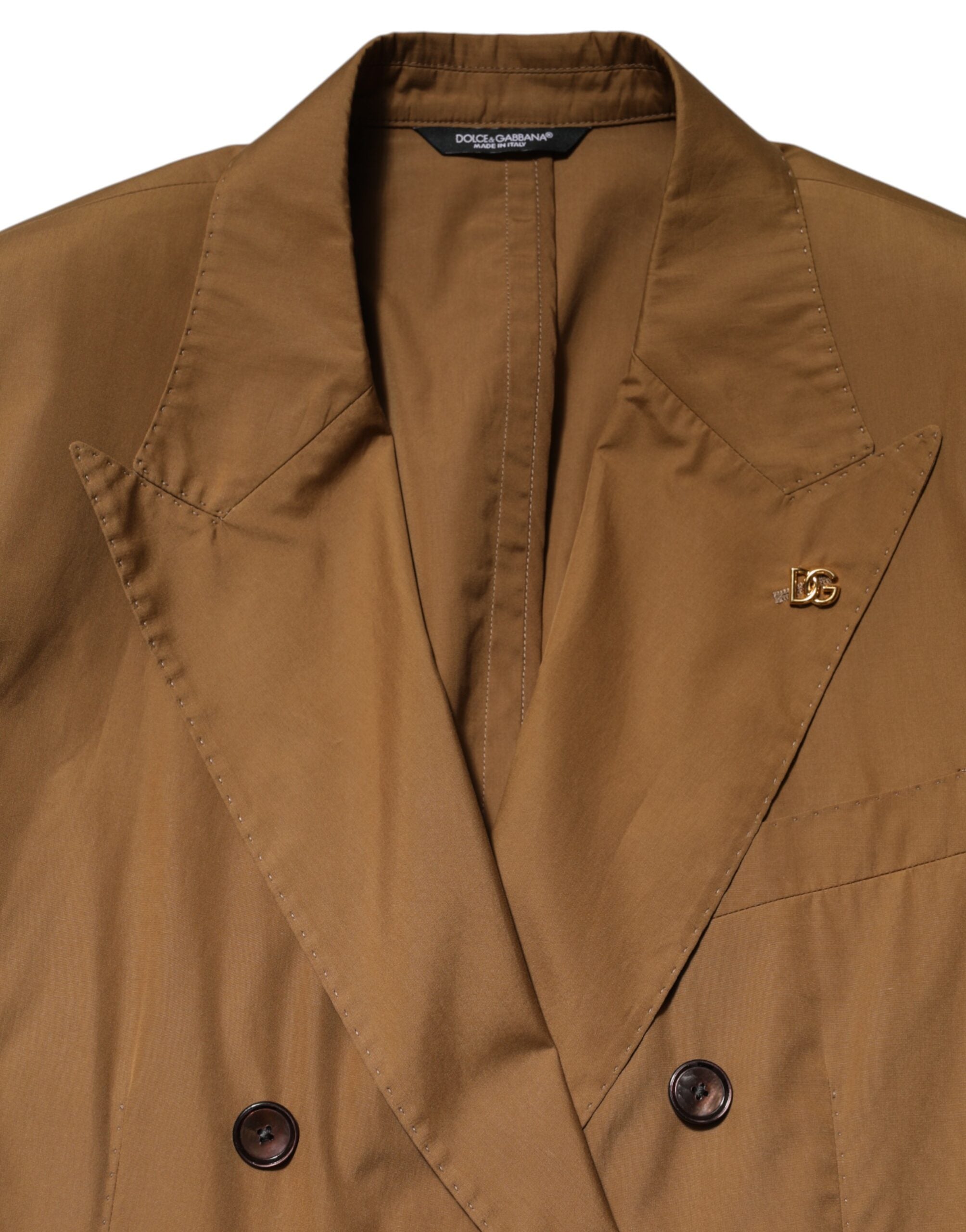 Dolce & Gabbana Brown TAORMINA Double-Breasted Suit, 2-piece
