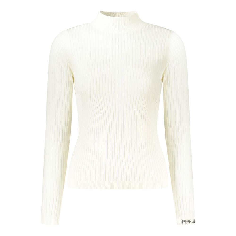 Pepe Jeans White Cotton Jumper