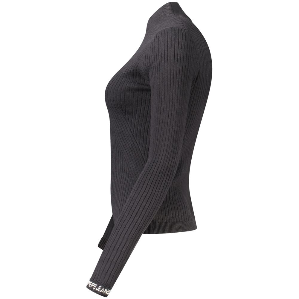 Pepe Jeans Black Cotton Jumper