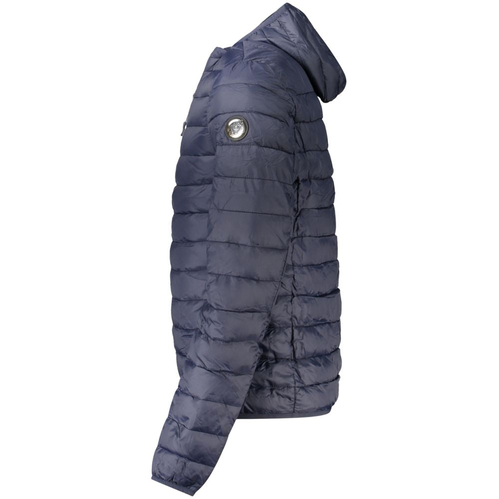 Cavalli Class Blu Polyester Herrenjacke