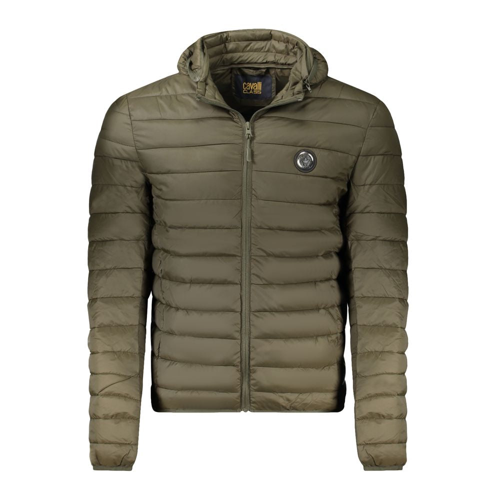 Cavalli Class Grüner Parka aus Polyester