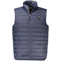 Cavalli Class Blu Polyester Herrenjacke