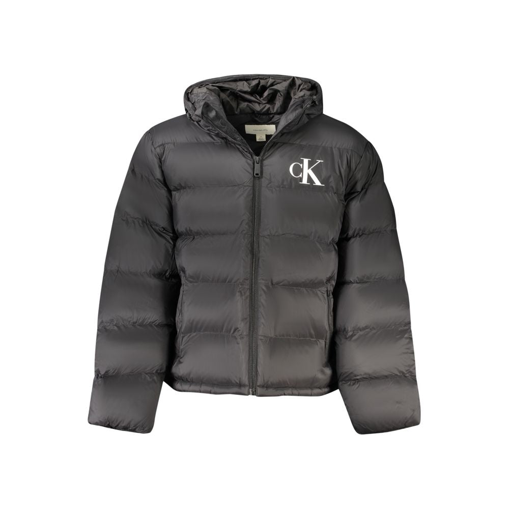Calvin Klein Schwarze Polyamid-Jacken & Mantel