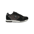 Blauer Schwarzer Polyester-Sneaker