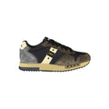 Blue polyester sneaker