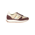 Blue Beige Polyester Sneaker