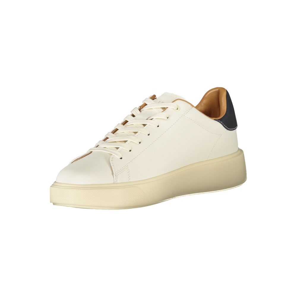 Blue White Polyester Sneaker