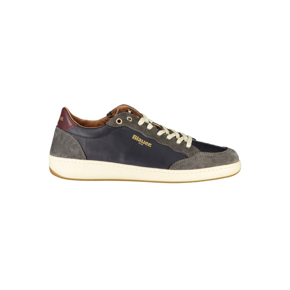 Blue polyester sneaker