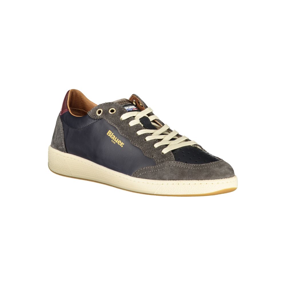 Blue polyester sneaker
