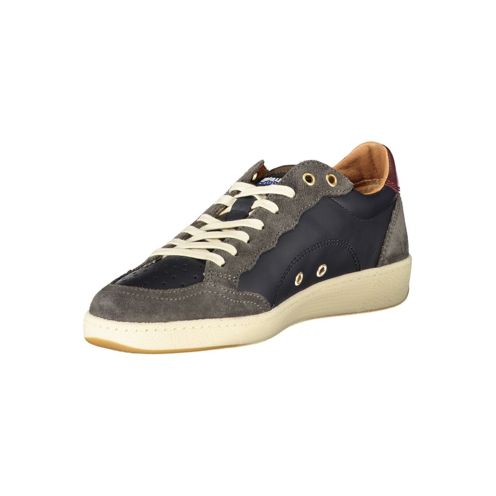 Blue polyester sneaker