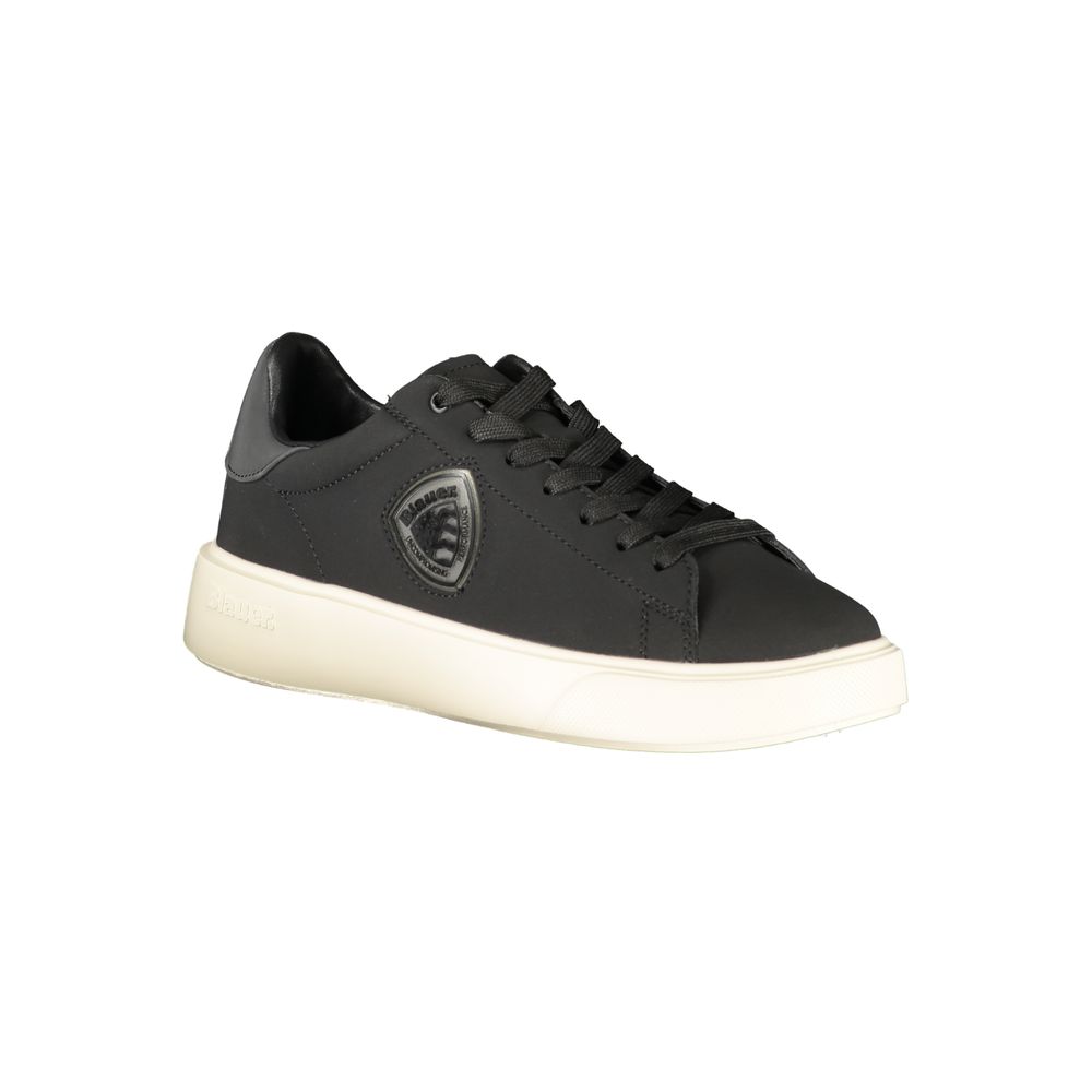 Blue Black Polyester Sneaker