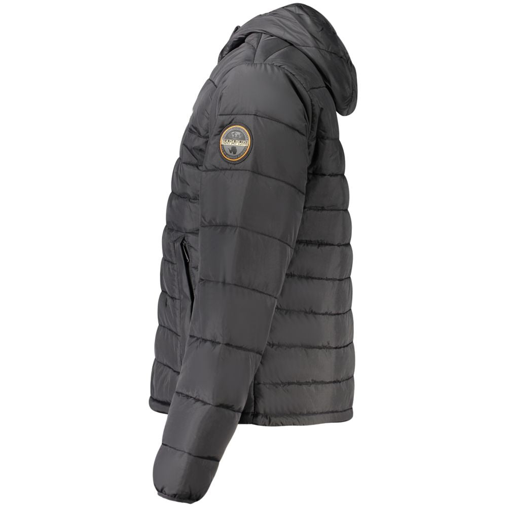 Napapijri Black Polyamide Jackets & Coats