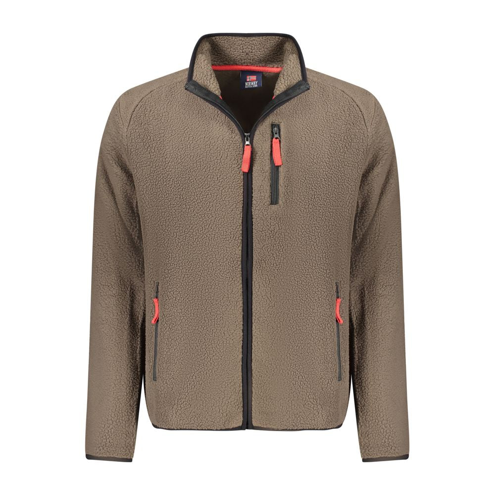Norway 1963 Braunes Polyester-Sweatshirt