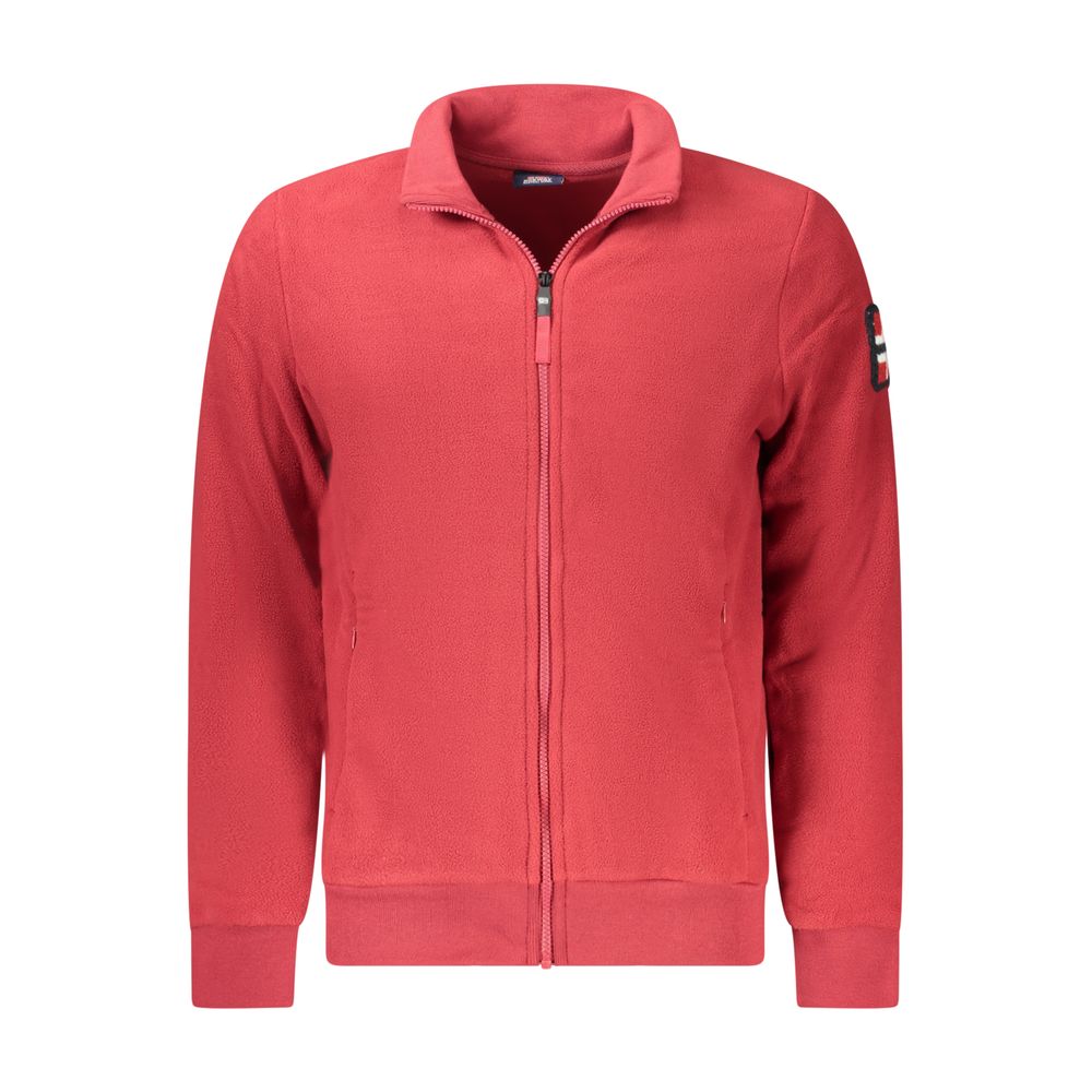 Norway 1963 Rotes Polyester-Sweatshirt für Herren
