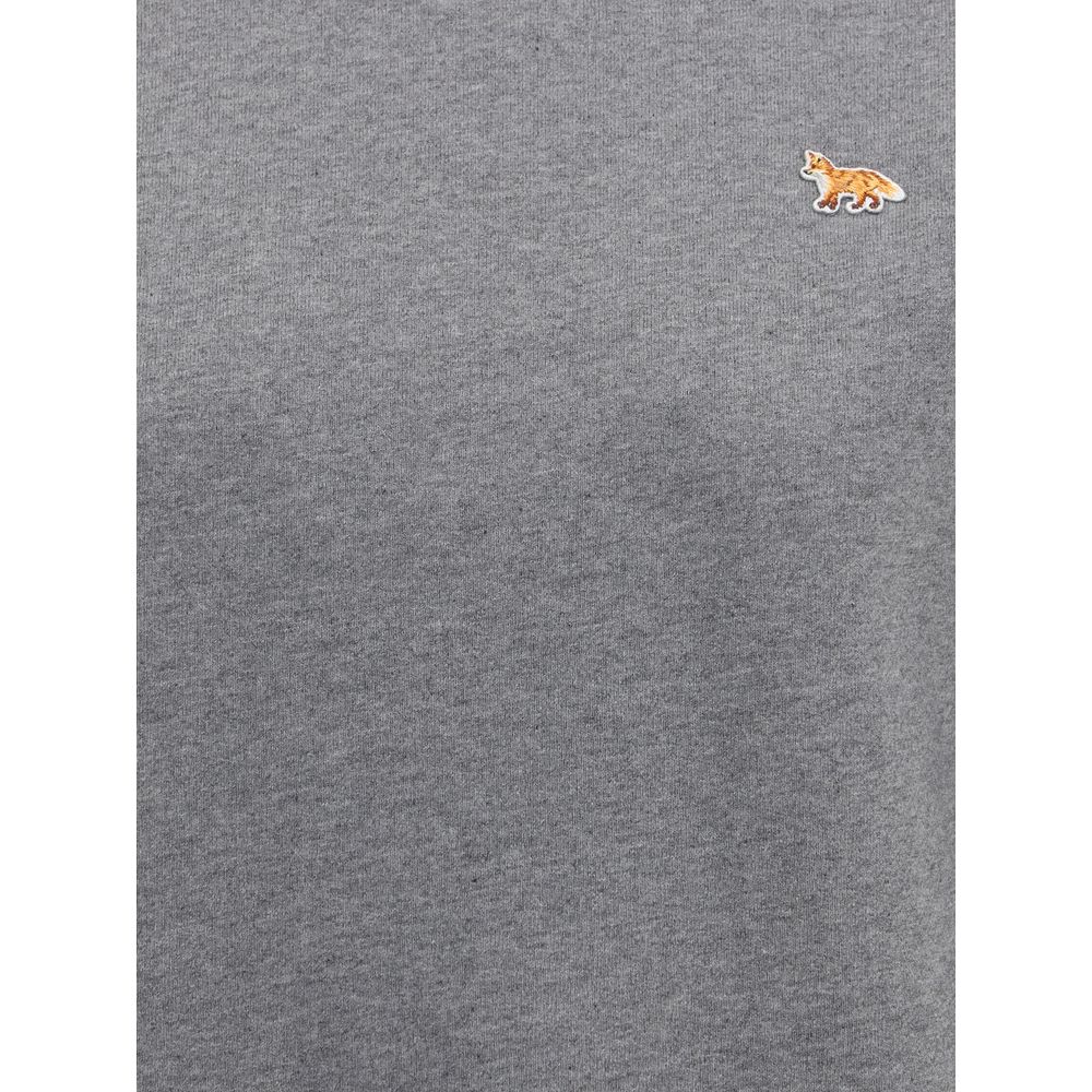 Maison Kitsuné Grauer Baumwoll-Sweatshirt