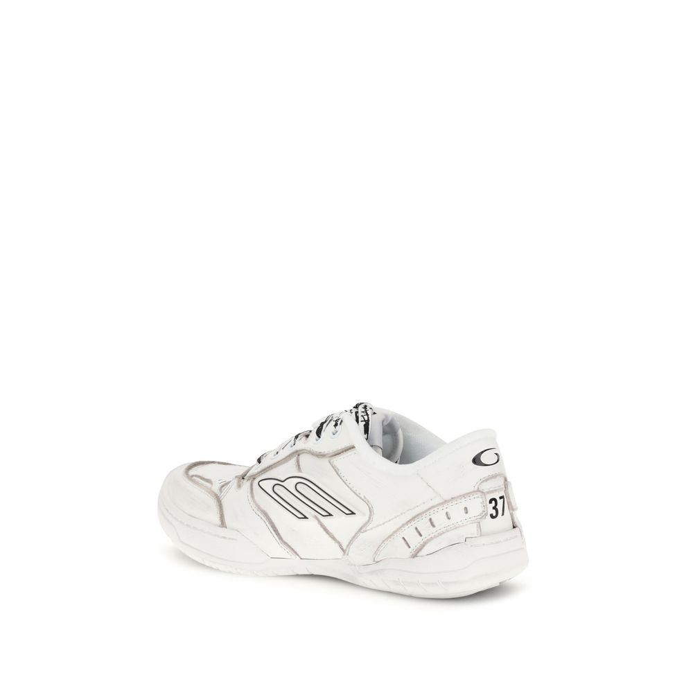 Balenciaga White Calfskin Bos Taurus Sneakers