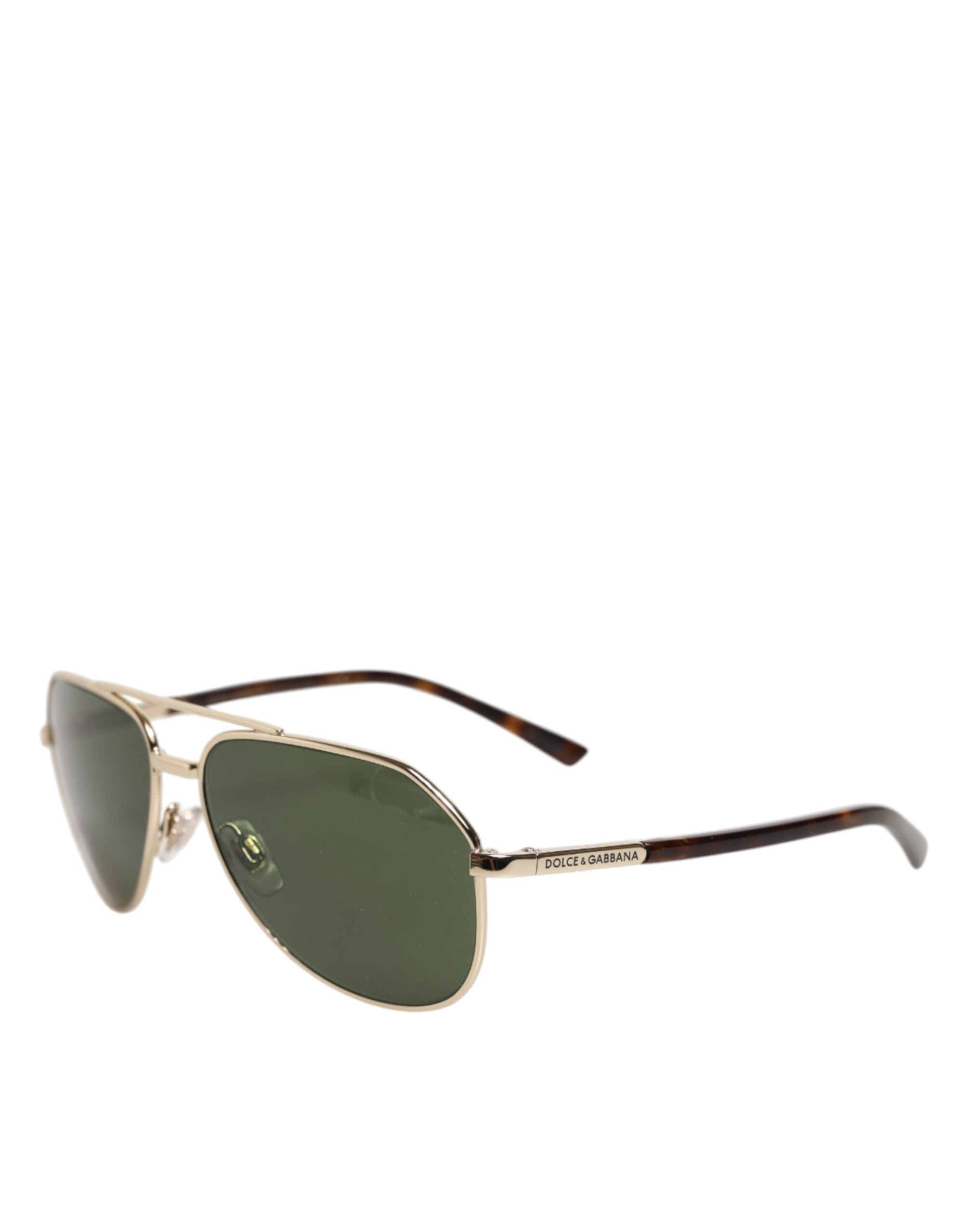 Dolce & Gabbana DG2125 Silver Aviator Sunglasses