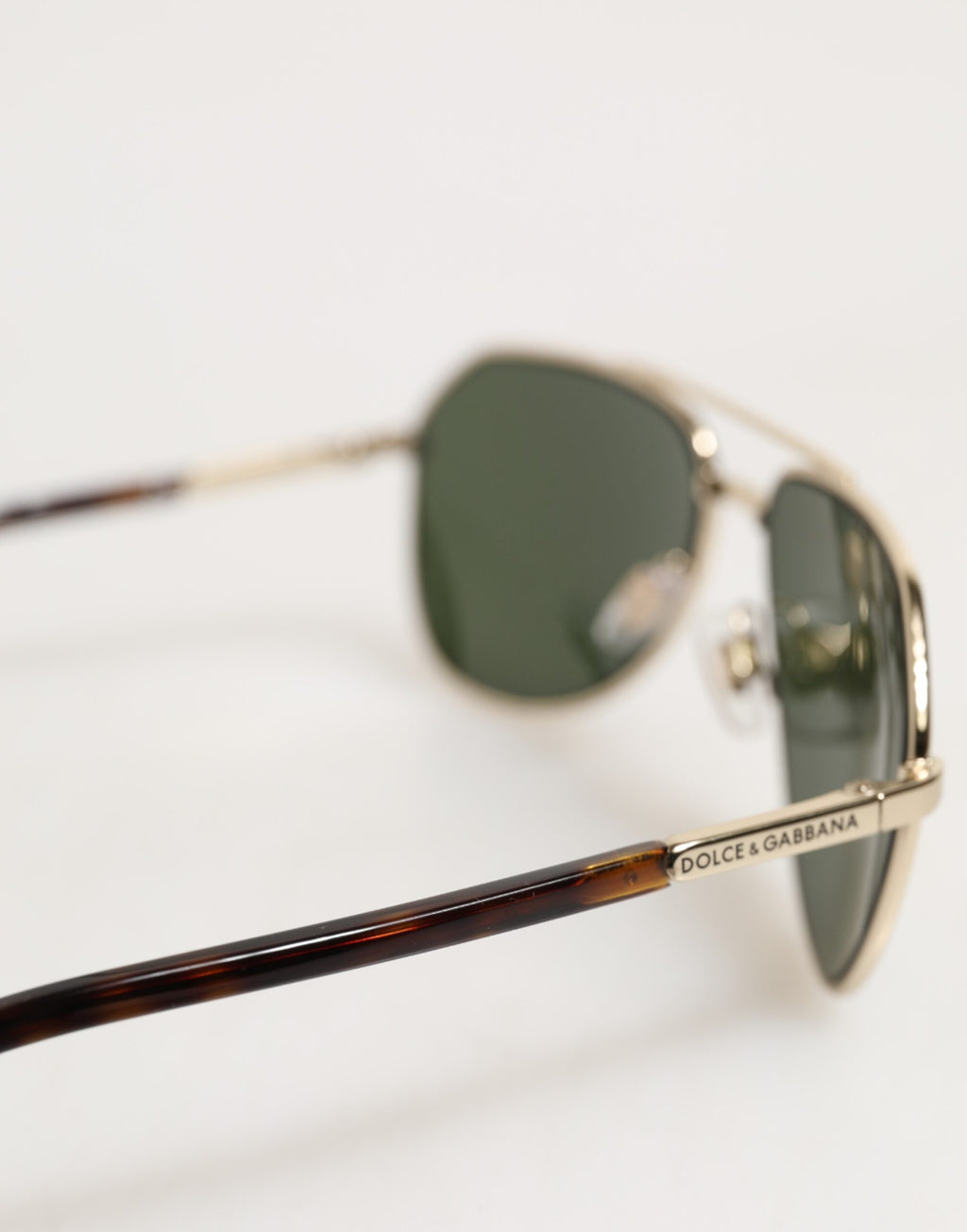 Dolce & Gabbana DG2125 Silver Aviator Sunglasses