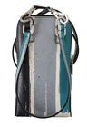 Dolce & Gabbana Blauer Leder-Crossbody-Halsriemen mit Kartenfach und Handyfach