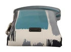Dolce & Gabbana Blauer Leder-Crossbody-Halsriemen mit Kartenfach und Handyfach