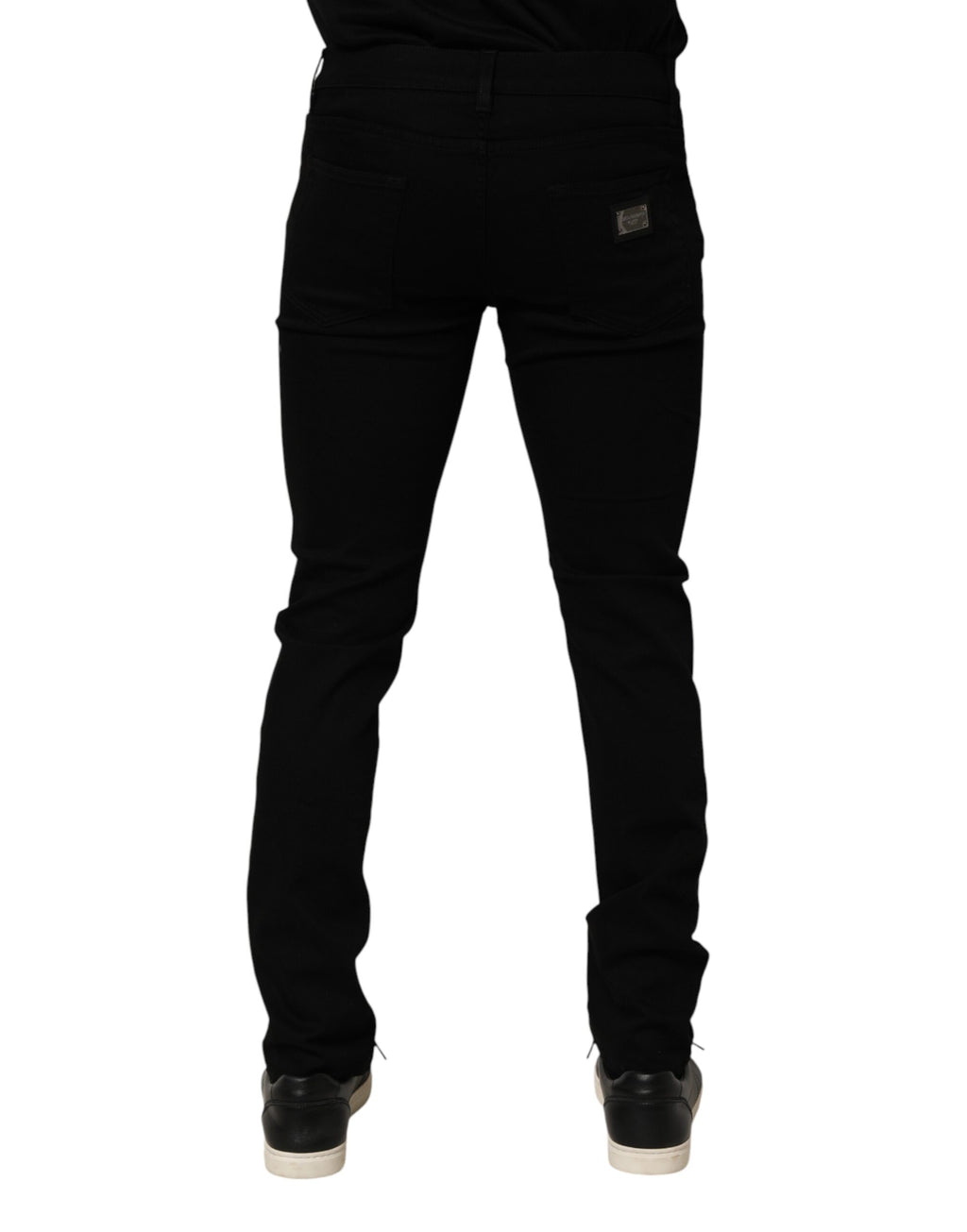 Dolce & Gabbana Men's Black Slim-Fit Stretch Cotton Jeans