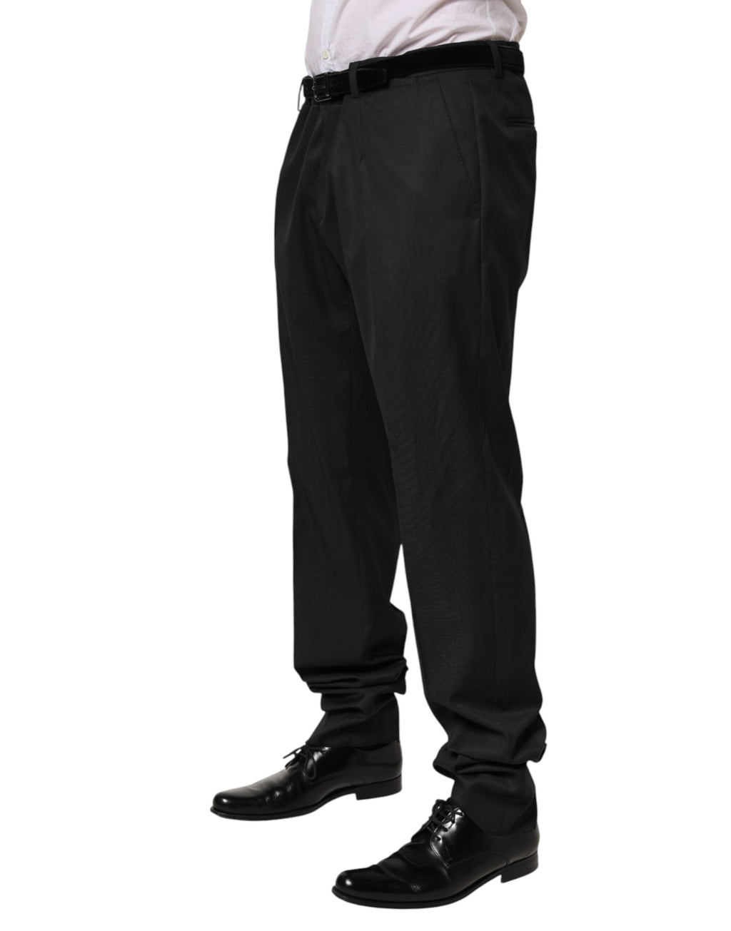 Dolce & Gabbana Schwarze Woll-Anzugshose für Herren