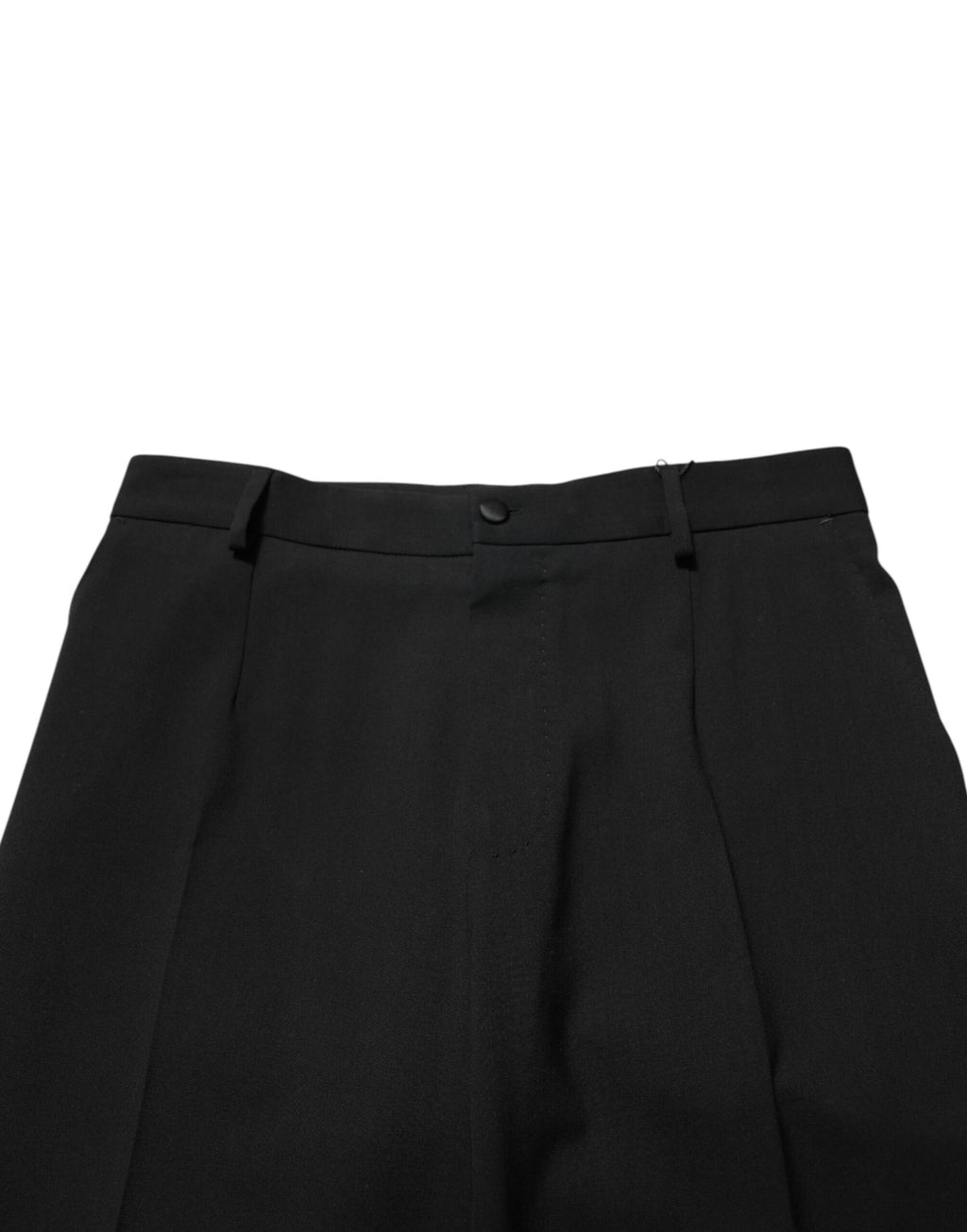 Dolce & Gabbana Men's Black Wool Suit Trousers