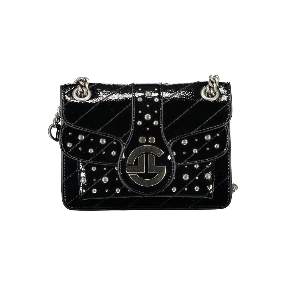 Gaelle Paris Handtasche aus schwarzem Polyethylen