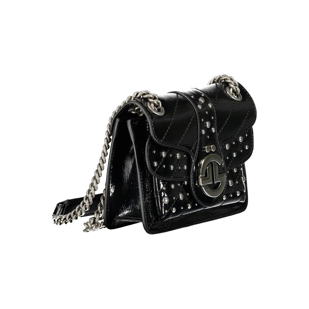 Gaelle Paris Handtasche aus schwarzem Polyethylen