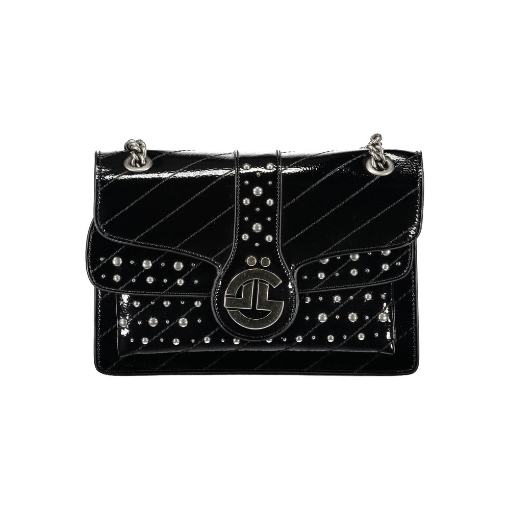 Gaelle Paris Handtasche aus schwarzem Polyethylen