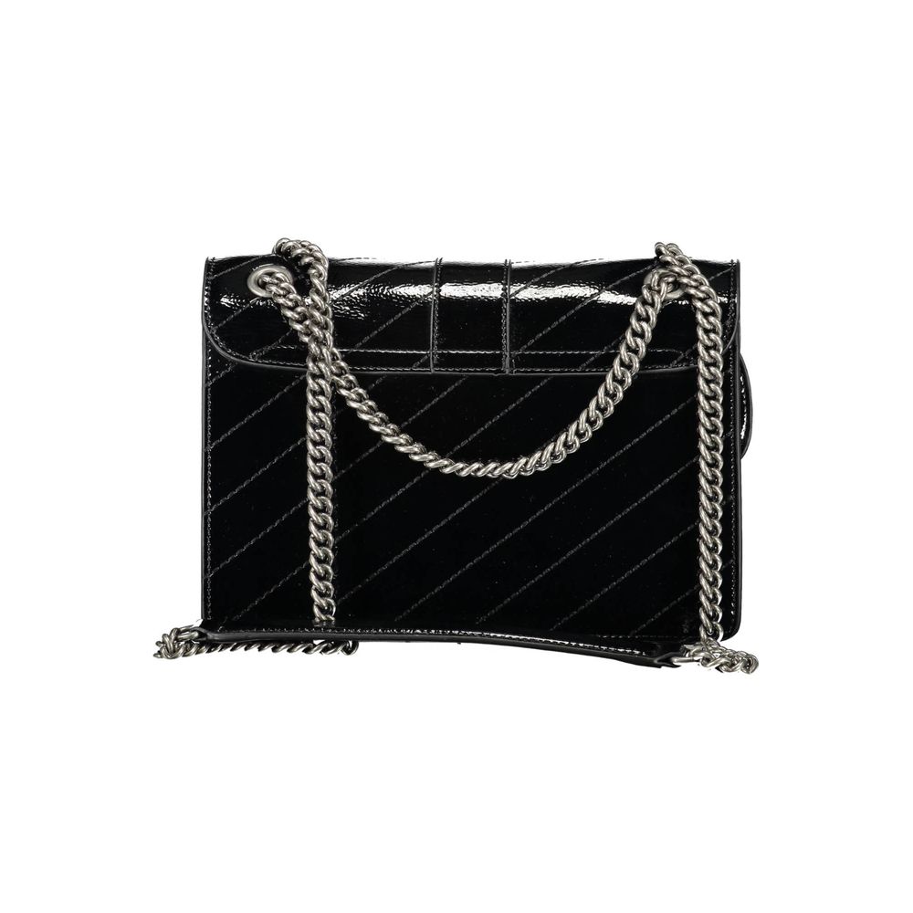Gaelle Paris Handtasche aus schwarzem Polyethylen